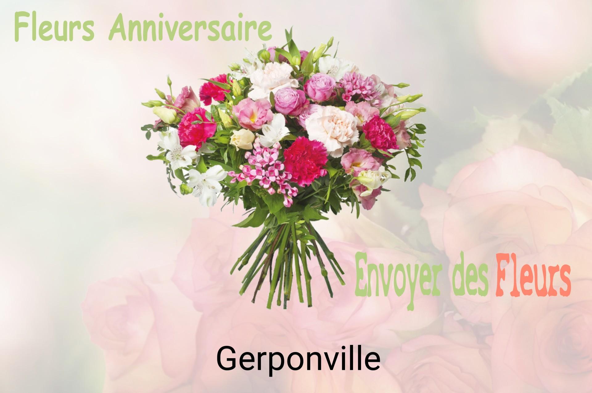 Bouquet de fleurs d’anniversaire livré à Gerponville