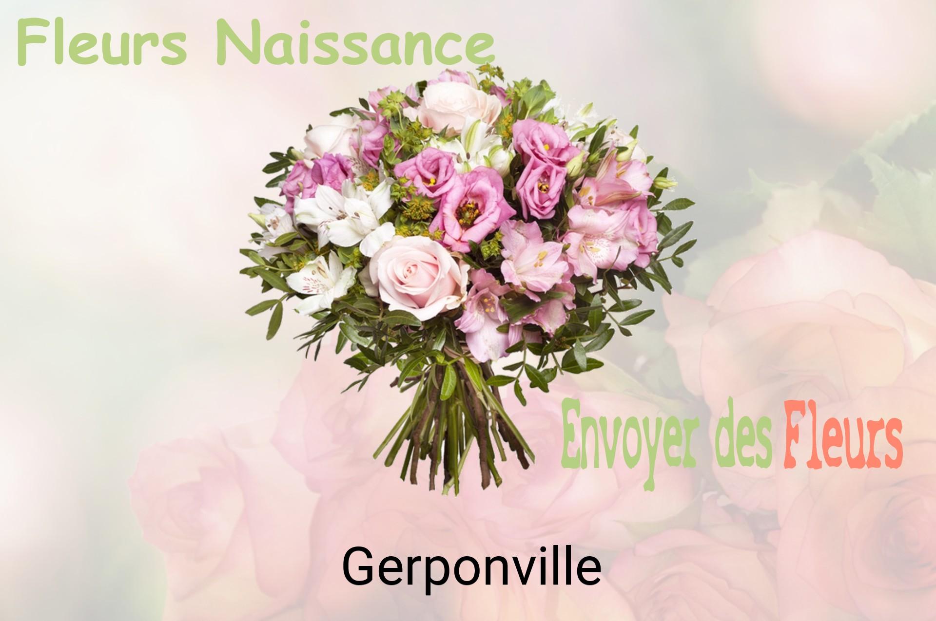 Bouquet de fleurs de naissance livré à Gerponville